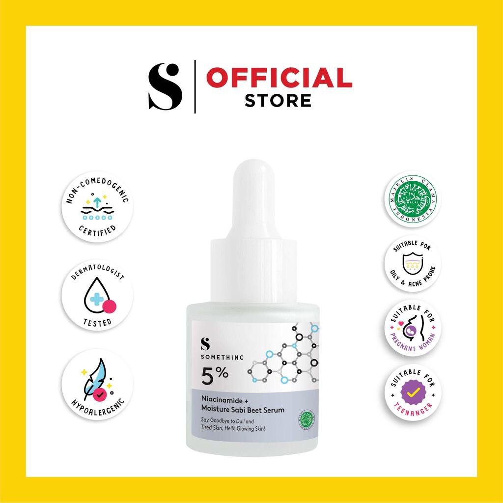 BPOM SOMETHINC 5% Niacinamide + Moisture Sabi Beet Serum Somethinc Pencerah Wajah