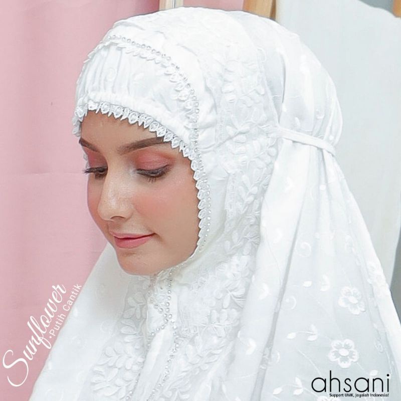 MUKENA PARIS MUKENA PREMIUM MUKENA POLOS MUKENA SUNFLOWER BY AHSANI TELEKUNG RUKUH MUKENA JUMBO