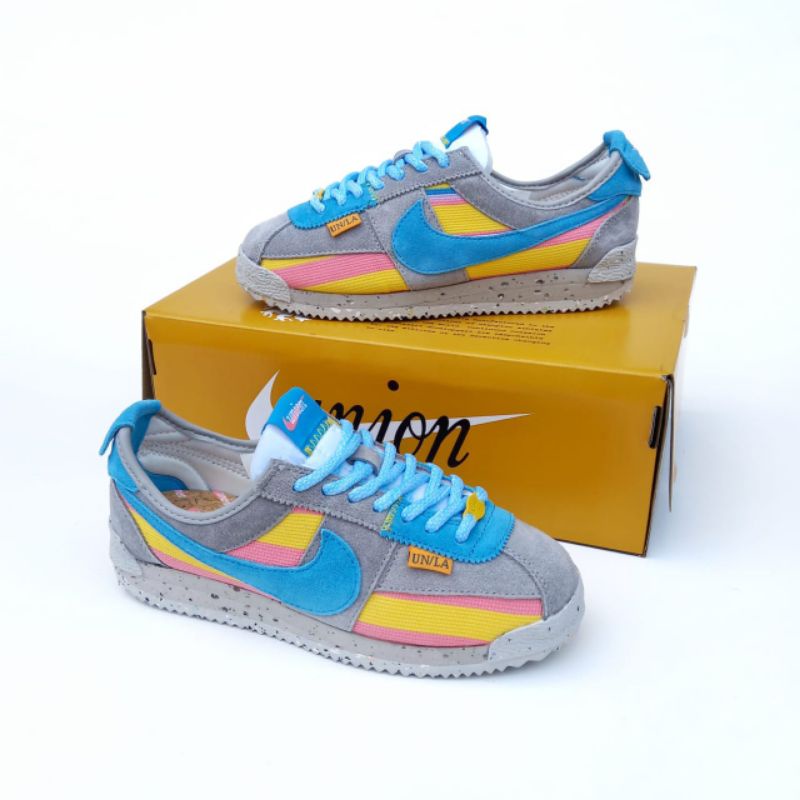 NIKE CORTEZ UNION LOS ANGELES GREY BLUE