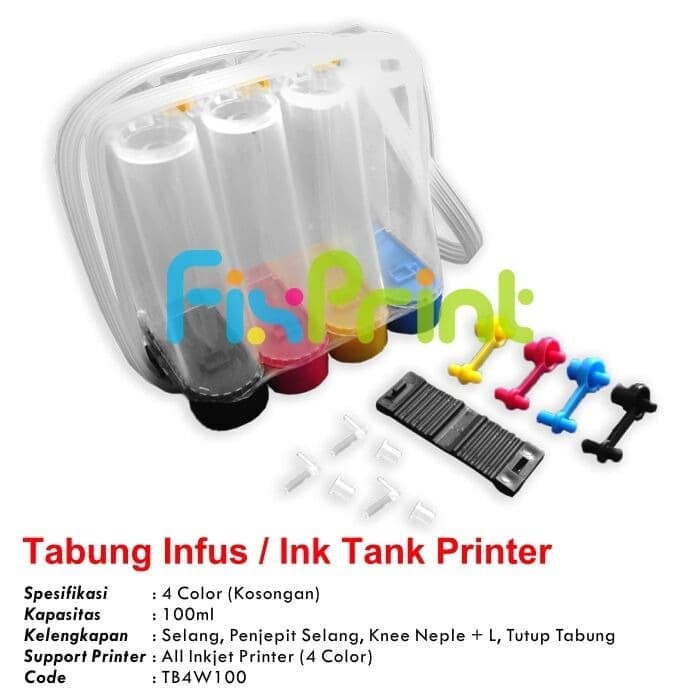 

Tabung Infus Printer 4 Warna 100ml / Ink Tank FPS153