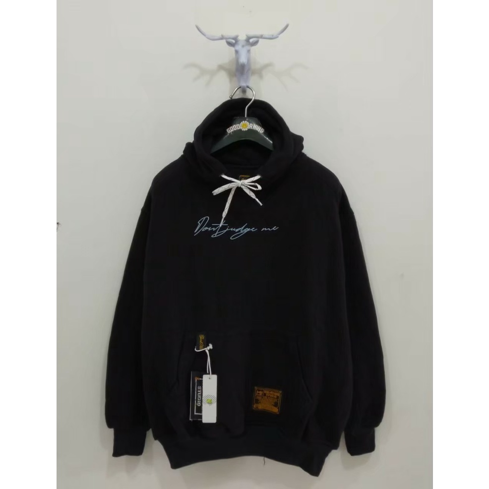 GM hoodie sweater pria warna hitam art grafity GMSH123