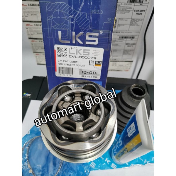 cv joint luar soluna Corolla GL great lks