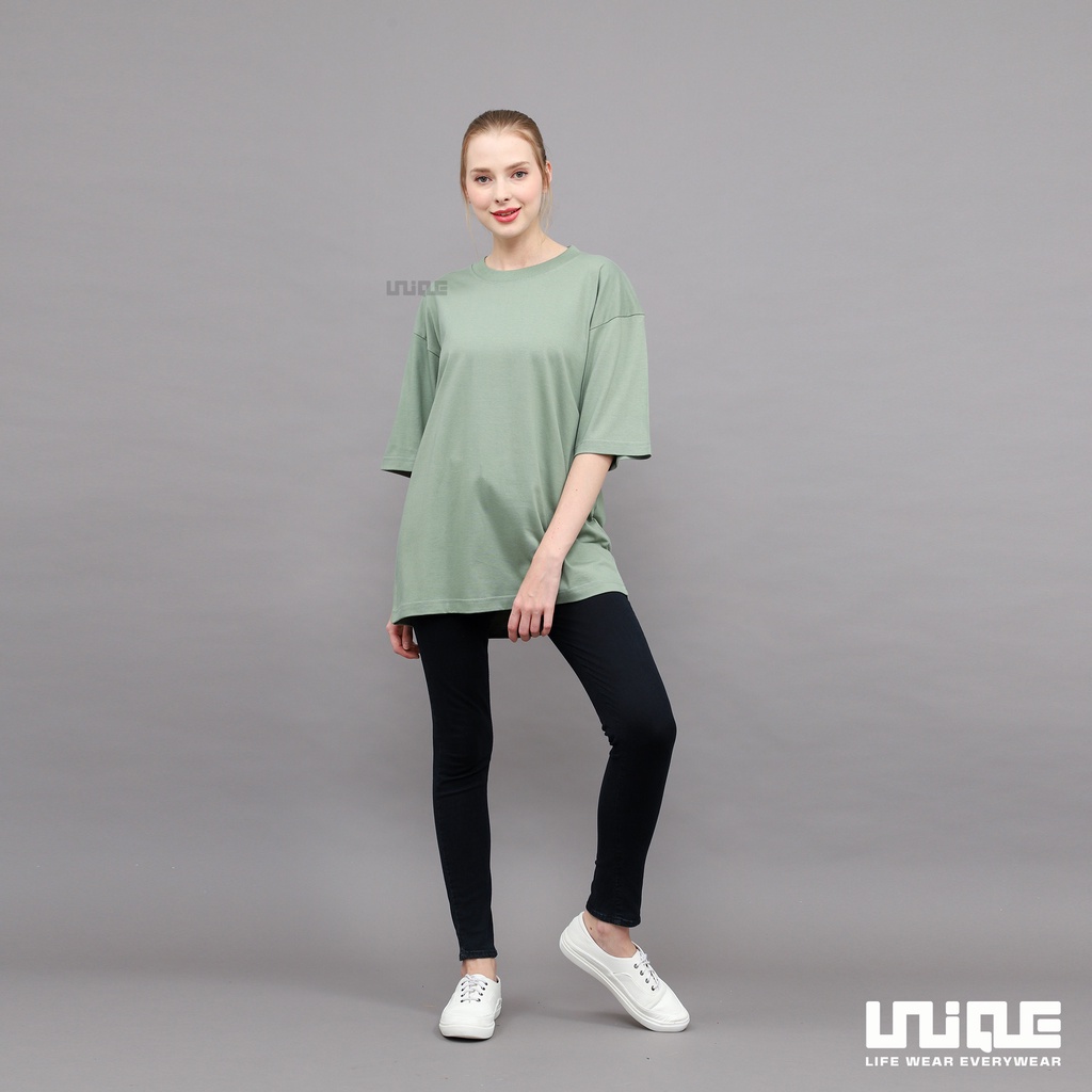 UNIQUE - (Basic Series) Kaos Polos Oversize Basic Matcha