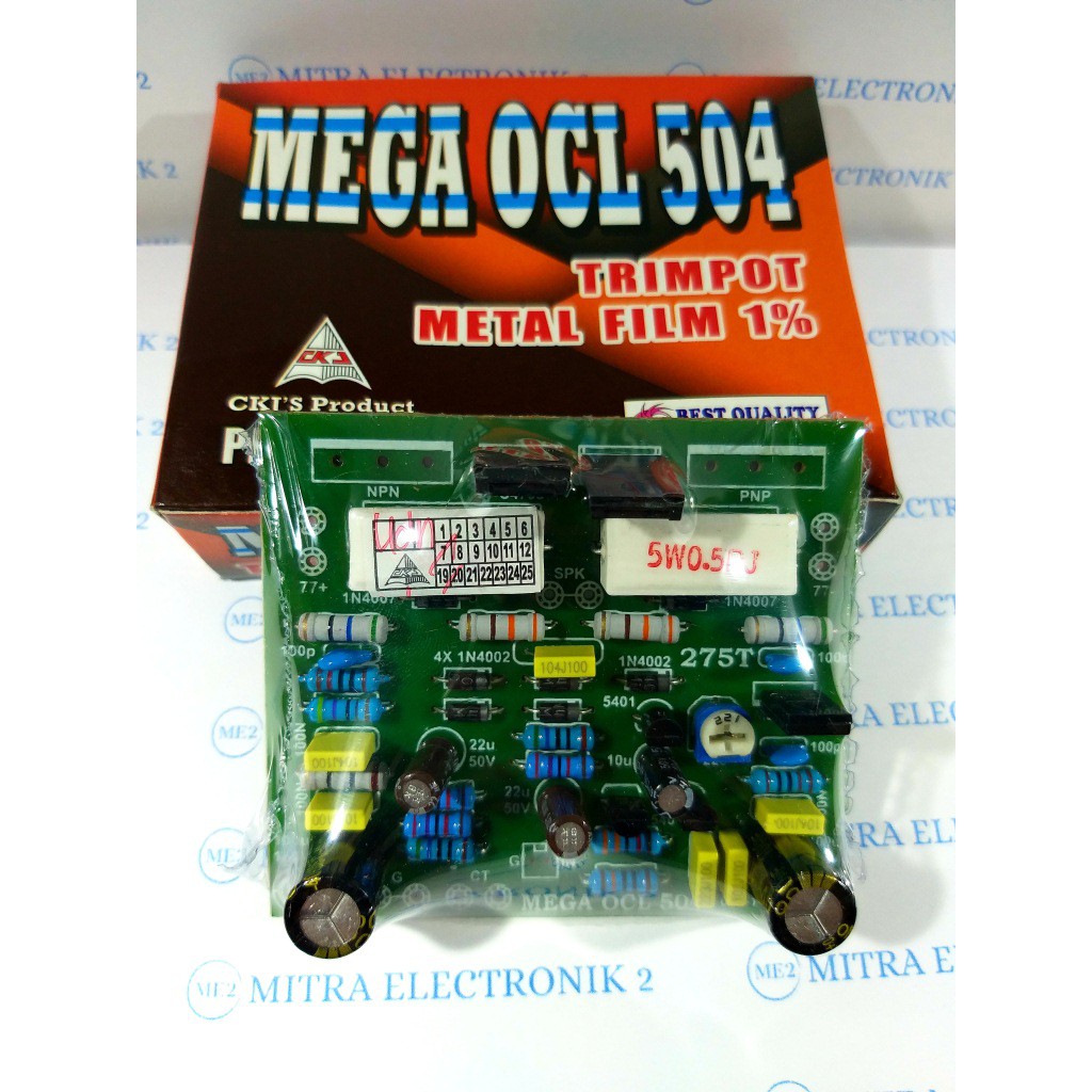 KIT POWER AMPLIFIER MEGA OCL 504 PHB 275 T CKJ