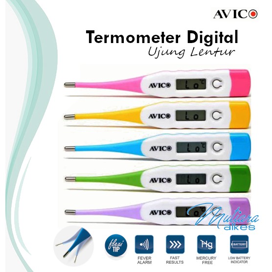Termometer - Thermometer Digital Flexible / Ujung Lentur AVICO