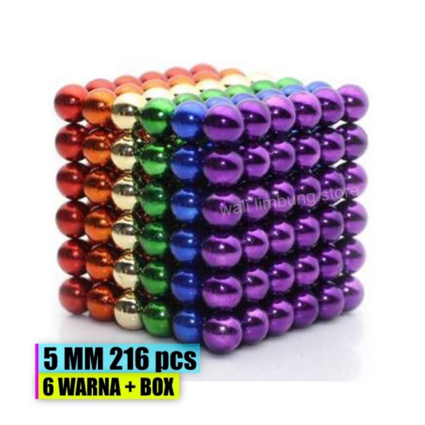 

5mm Magnetic ball multicolor 216 5mm / mainan Bola magnet warna 5mm Diskon