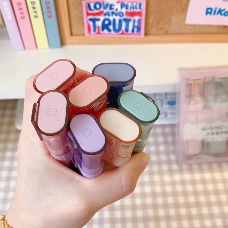 READY STOCK BISA COD CUTE HIGHLIGHTER FANCY SET 1-6 STABILO SPIDOL WARNI DOUBLE STICK POLOS JURNAL SCRAPBOOK DIARY AESTHETIC LUCU VIRAL CUTE KAWAII IMPOR DUA WARNA GAYA REMAJA CEWEK KOREA