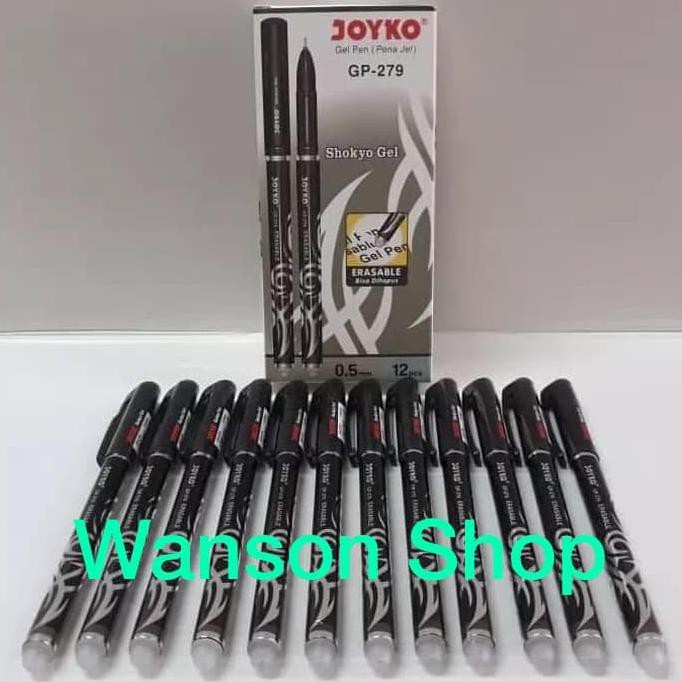 

PULPEN BISA DIHAPUS, ERASABLE GEL PEN GP 279 JOYKO SHOKYO GEL 0.5 BOOM SALE