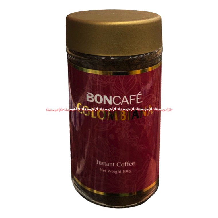 

Boncafe Colombiana 100gr Instant Coffee Bon Cafe Kolom Biana Bubuk Kasar Kemasan Kaleng Botol Kopi Instan Bon Kafe Kolombiana