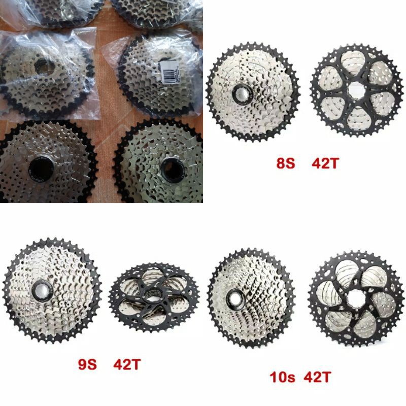 sepeda cassette 8 9 10 speed MTB freewheel11-42t/11- 46t