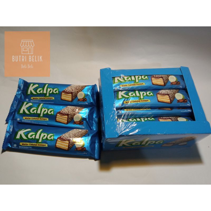 

Kalpa Wafer Cokelat Kelapa (ecer / 1 pcs / 24 gr)