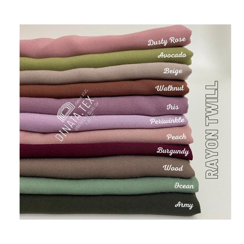 KATUN RAYON TWILL POLOS PREMIUM