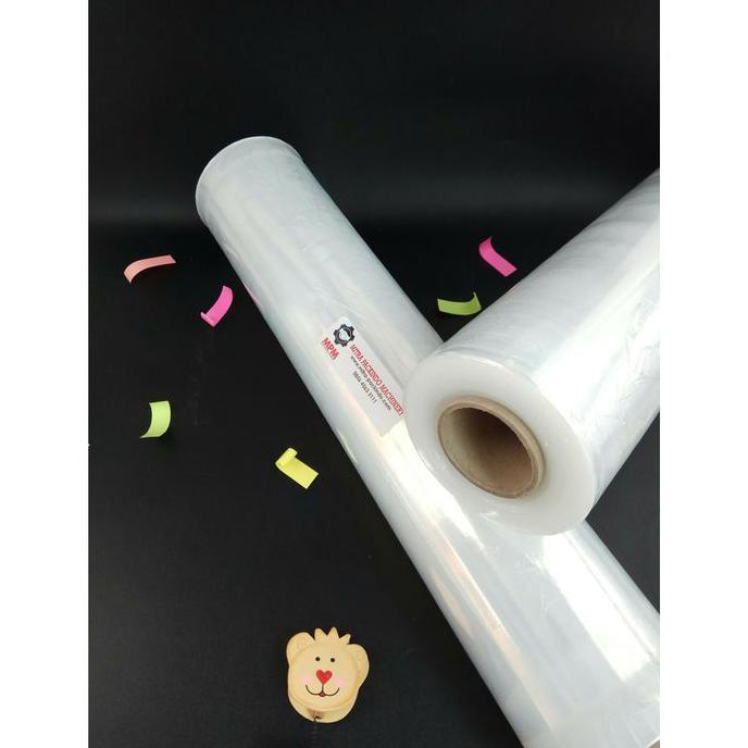 Monggo] Plastic Wrapping / Wrapping Strect Film / Pallet 50 Cm X 300 M - 50X300M Bening