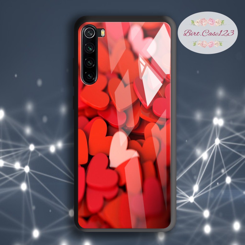 back case glass LOVE Vivo Y91 Y17 Y12 Y15 Y93 Y95 Y81 Y83 Y71 Y53 Y20 Y30 Y50 V17 Y11 Y12i BC5151