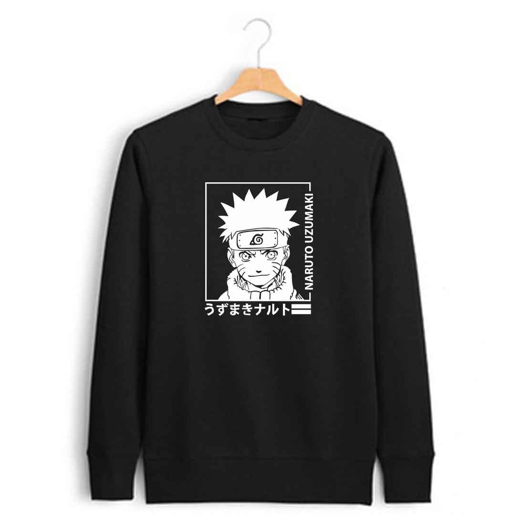 KAOS LENGAN PANJANG/KAOS ANIME/ SWEATER PRIA/SWEATER ANIME NARUTO