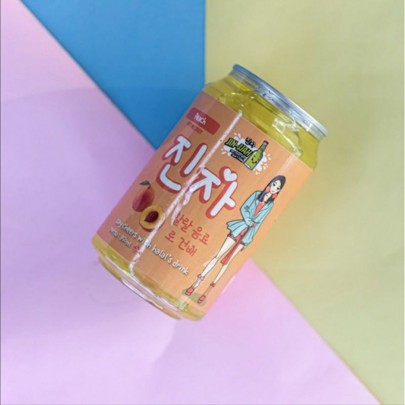 

JINJJAH // SPARKLING WATER 100% NON ALKOHOL // PEACH