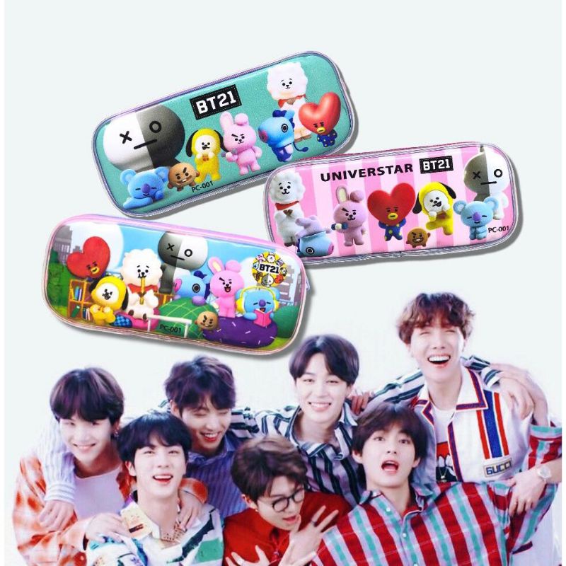 

Tempat Pensil BTS resleting