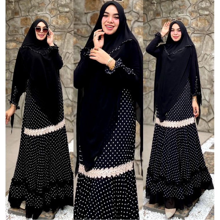 syari shireen polka original aldisa