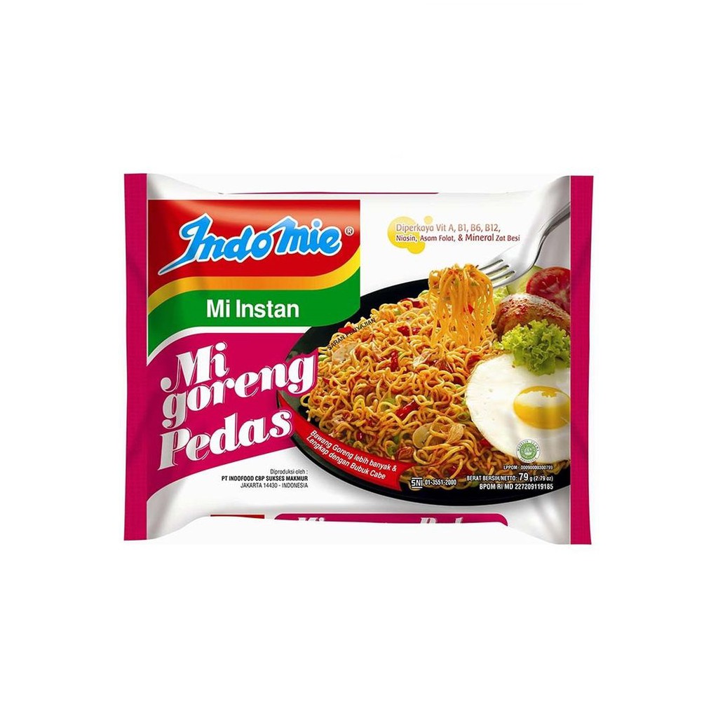 

INDOMIE INST GORENG PEDAS 80 G