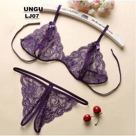 Bra impor lingerie Bikini Open tipis