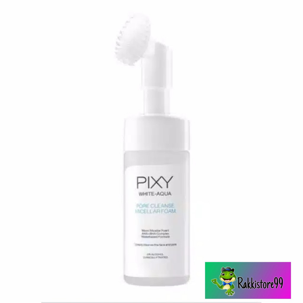 ❣️Rakkistore99❣️Pixy White Aqua Pore Cleanse Micellar Foam 110ml (100% Original)