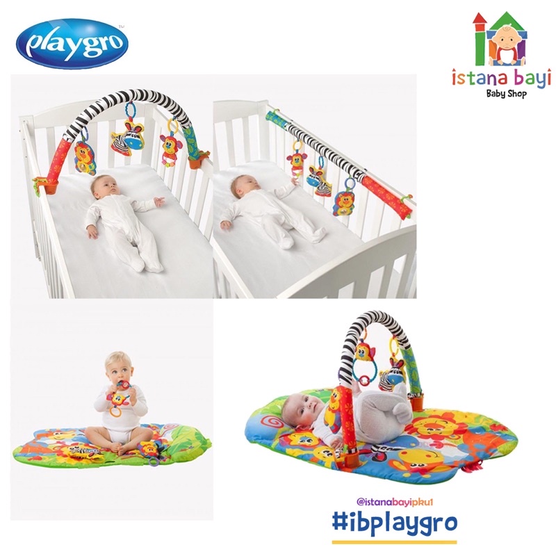 Playgro 5 In 1 Safari Super Gym - Playgro Playgym bayi
