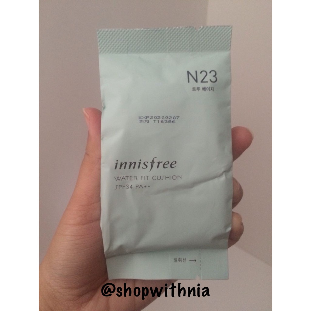 Innisfree Water Fit Cushion Refill SPF34 N23 ORI SALE PROMO