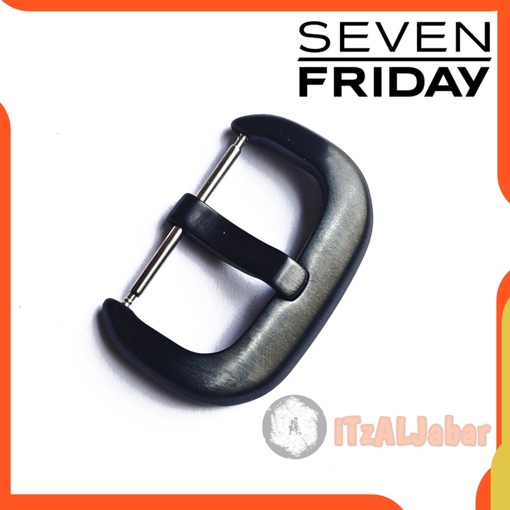 Buckle tali jam tangan SevenFriday stainless 24mm hitam Buckle SF