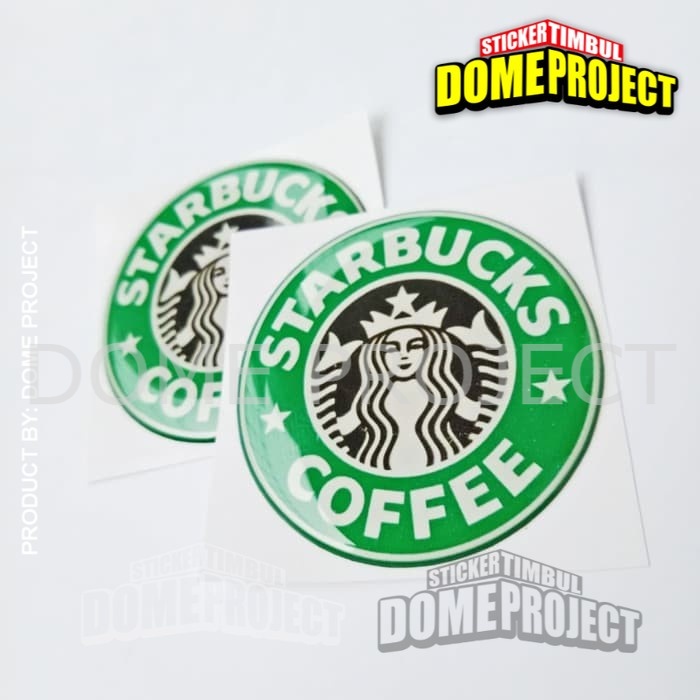 Stiker Motor Timbul Emblem STARBUCKS STIKER MOTOR EMBLEM LENTUR AKSESORIS SEPEDA MOTOR