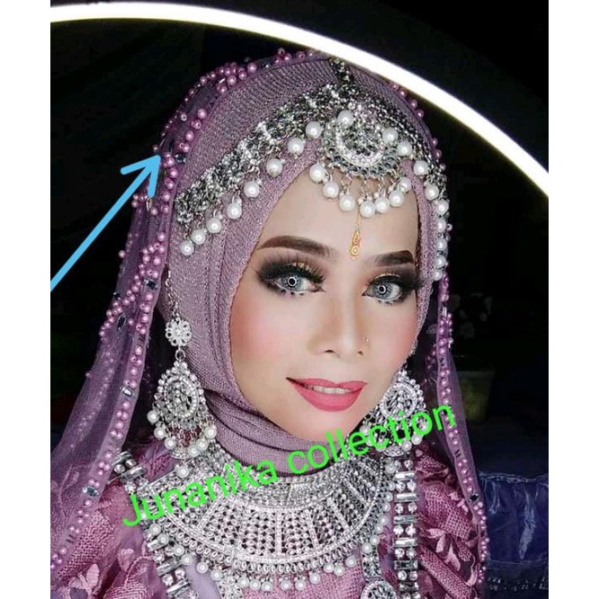 Slayer Pengantin /Slayer mutiara Pengantin /Hijab Pengantin