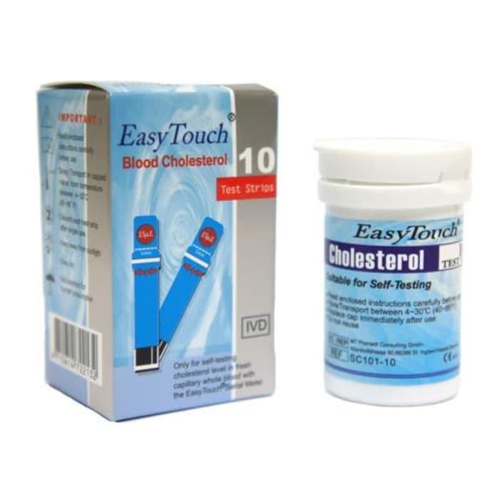 REFILL Strip Tes Darah Easy Touch Kolesterol / Cholestrol - Strip Tes Darah Easy Touch