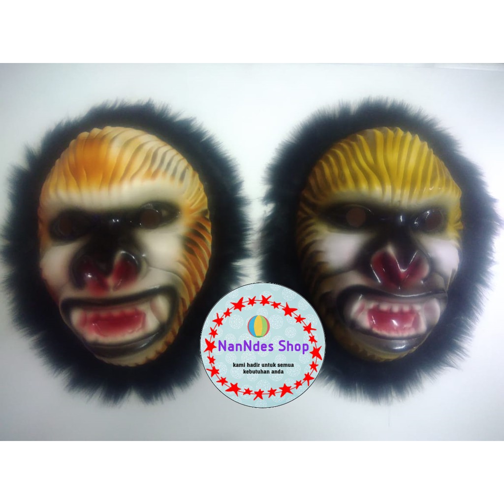 Topeng Barong Monyet Kera Barongan Gorila Alat Kesenian Anak