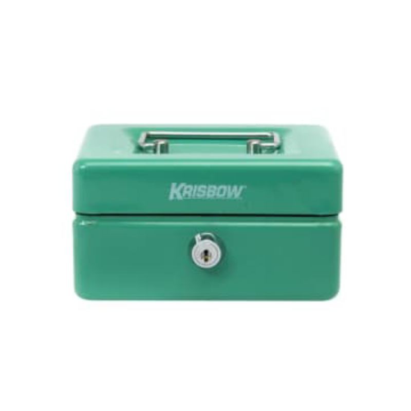 Krisbow cash box/kotak penyimpanan 15 cm