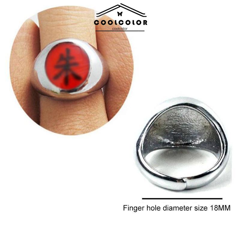 COD✨Cincin Cosplay Anime Akatsuki Itachi Pain Orochimaru Untuk Korea Fashion Impor Murah Pria Wanita