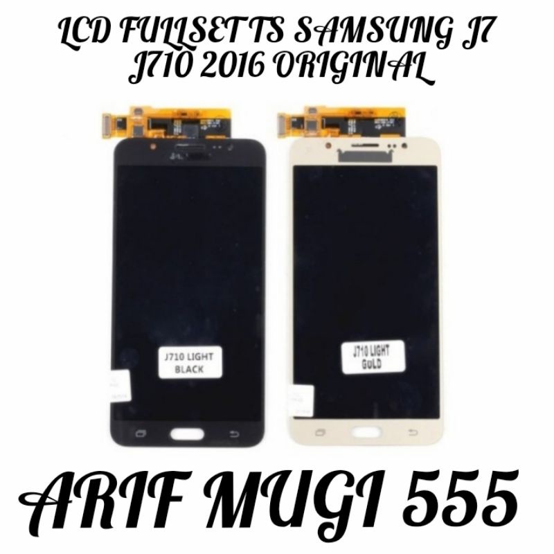 LCD TOUHCREEN SAMSUNG GALAXY J710 2016 FULLSET ORIGINAL