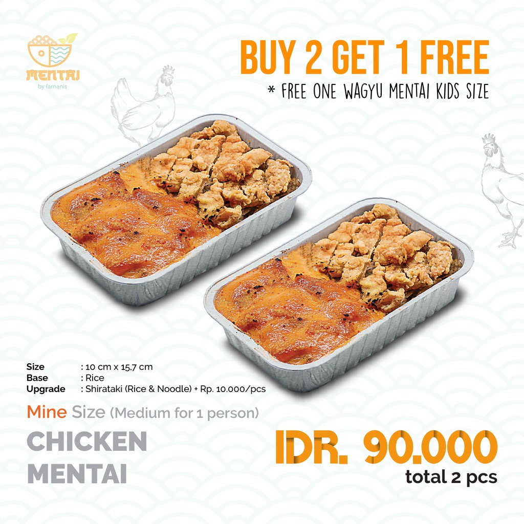 

Mentai by Farnanis - Chicken Mentai Buy 2 Get 1 Free