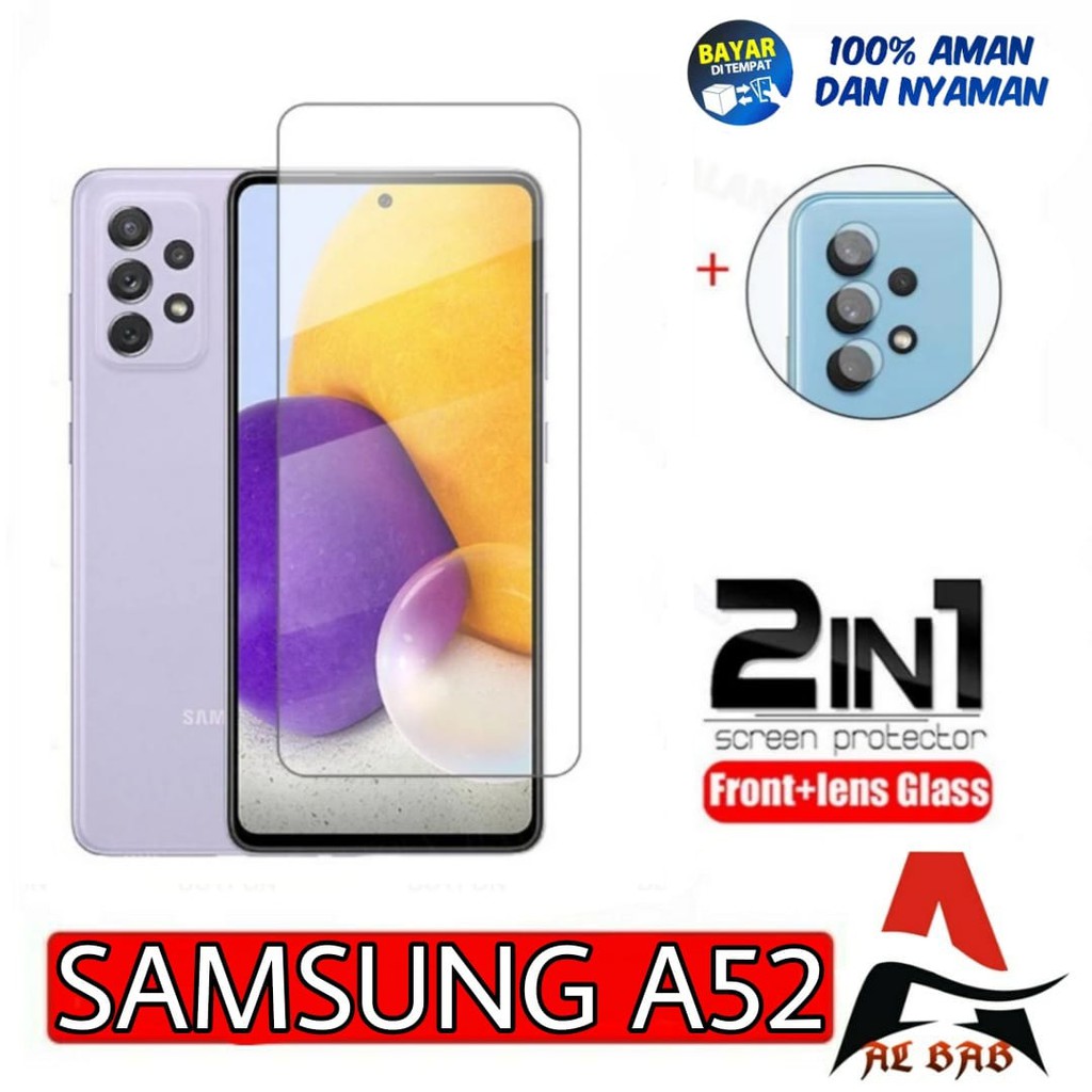 Tempered Glass SAMSUNG A52 Screen Protection Bening Bonus Camera Protector Screen Guard Samsung A52