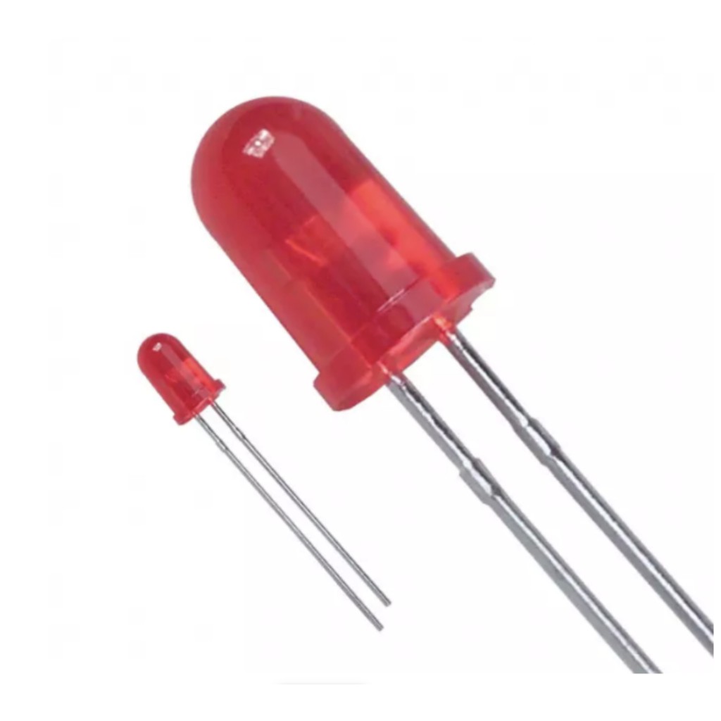 LED Diffused 5mm Red Merah lampu Led diode super terang 5 mm light