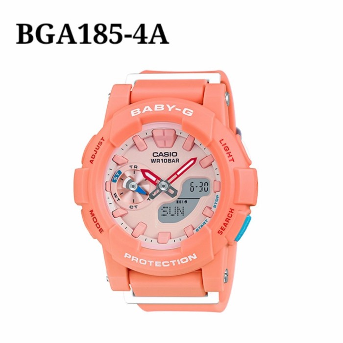 JAM TANGAN WANITA MERK CASIO BABY-G MIYOTA TYPE : BGA185 BATERAI BGA1