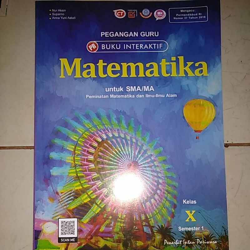 Buku PR PG Matematika Peminatan, kelas 10A
