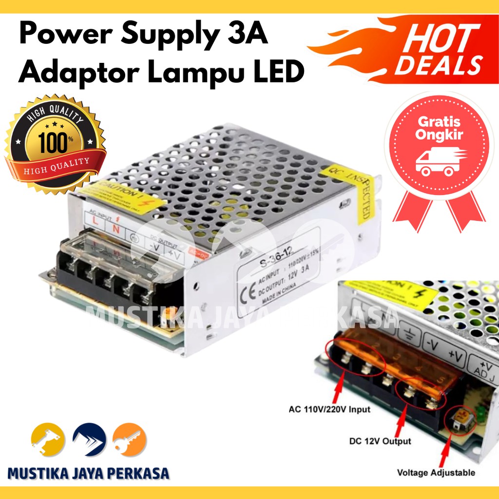 Adaptor Lampu LED 3A