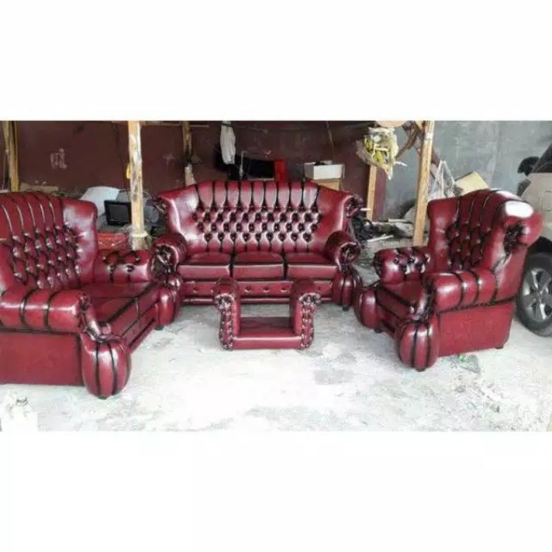 Sofa Belimbing Jaguar 321 Wosh + Meja (Promo Harga)