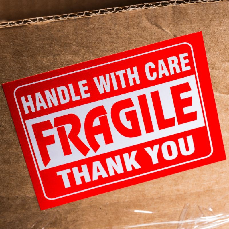 

[mp46] 30pcs STIKER FRAGILE STIKER PECAH BELAH FRAGILE STIKER LABEL BOX