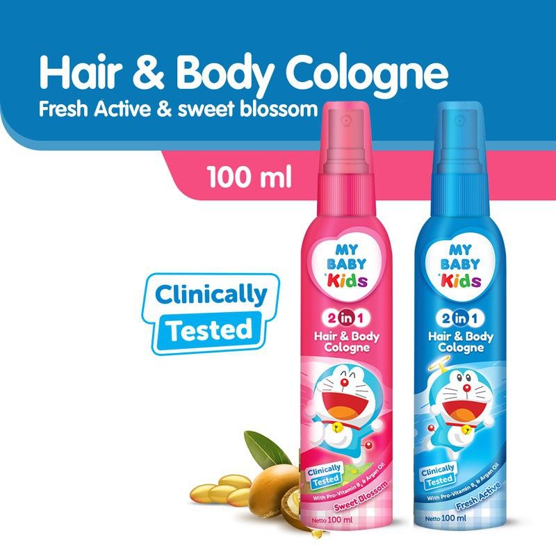 My Baby Kids 2in1 Hair and Body Cologne 100ml