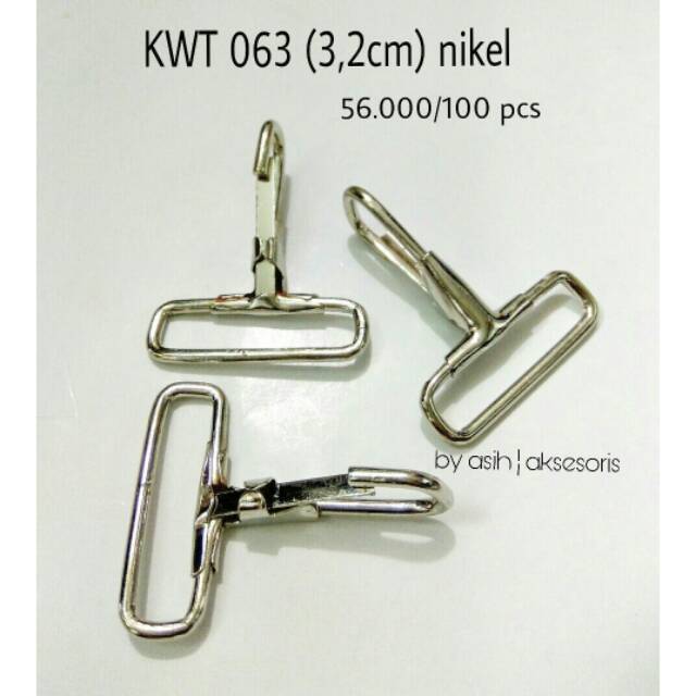 Kaitan tas mati 3,2cm@100pcs / KWT 063