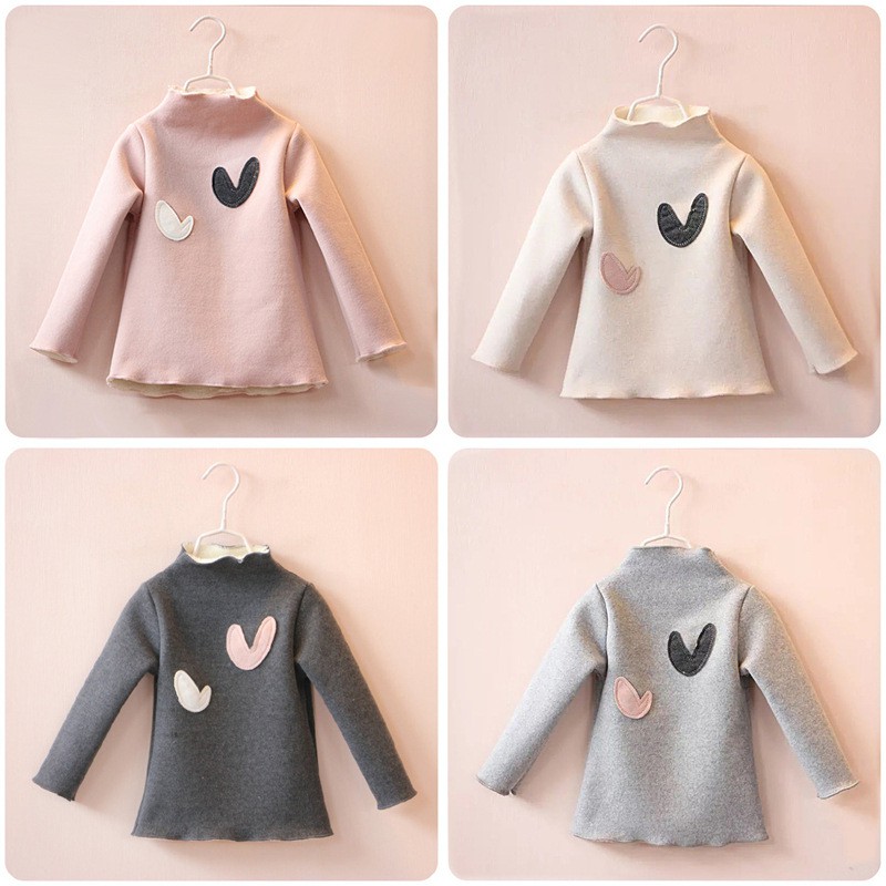 Sweater Kaos  Tebal Casual  Bayi Anak Perempuan Desain  