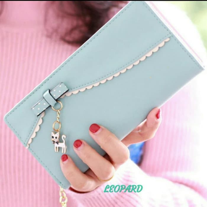 Dompet Wanita Panjang Dompet Renda Pita Murah T1J5 DompetWanita Lipat Koin Kecil Terbaru