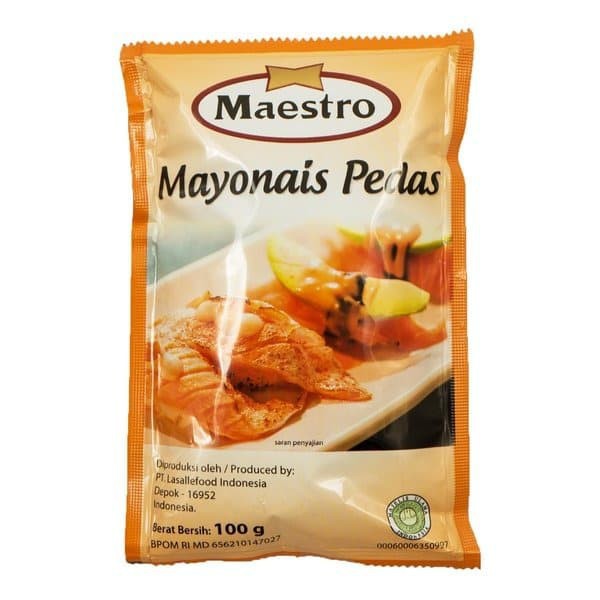 

Mayonnaise Maestro PEDAS kemasan 100 Gram / Mayones