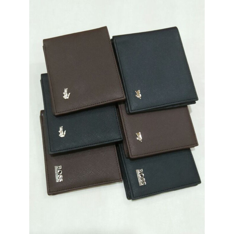 Dompet pendek lipat cowok taiga polos