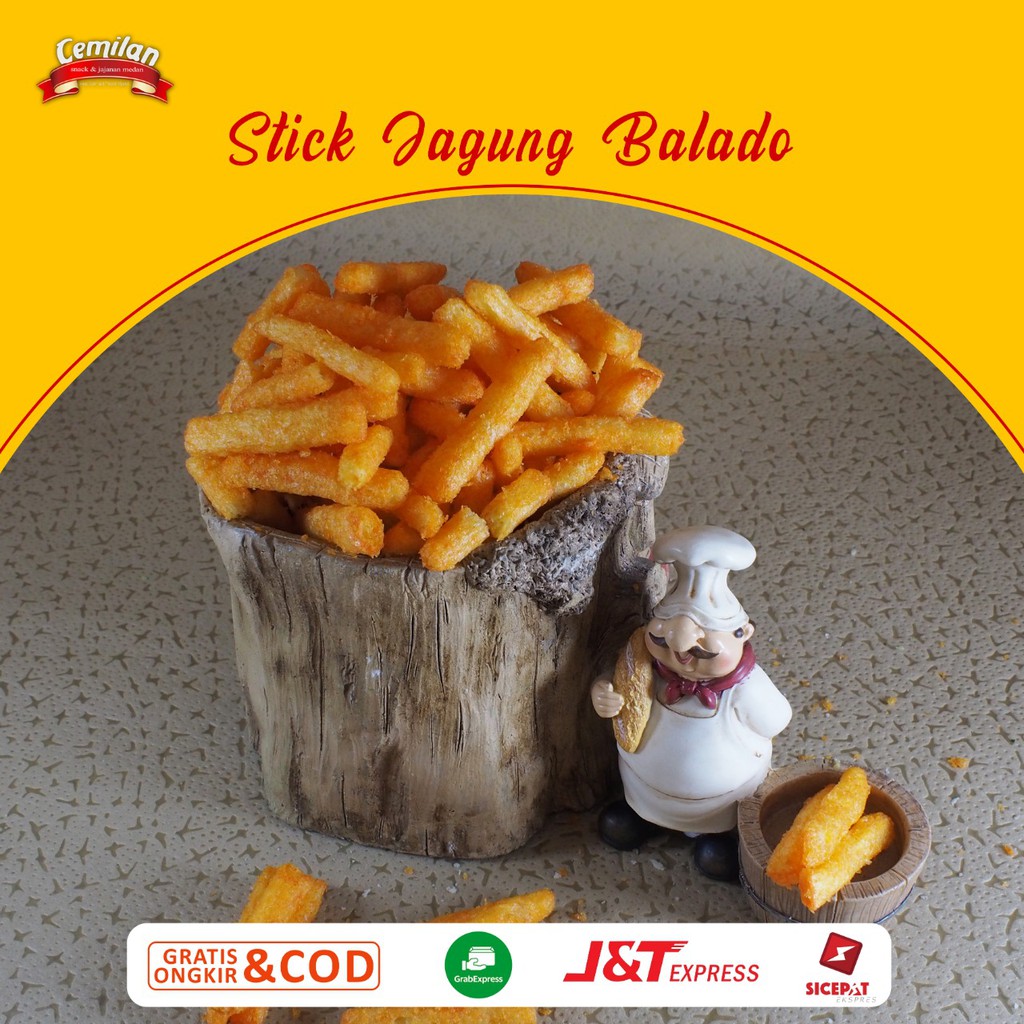 

STICK JAGUNG BALADO / SNACK JAGUNG